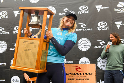 Stephanie Gilmore Rings Bell for a fourth time at Rip Curl Pro