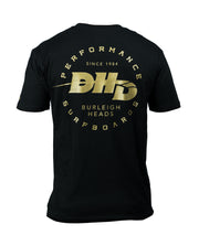 DHD Performance Surfboards T-shirt BLACK/GOLD