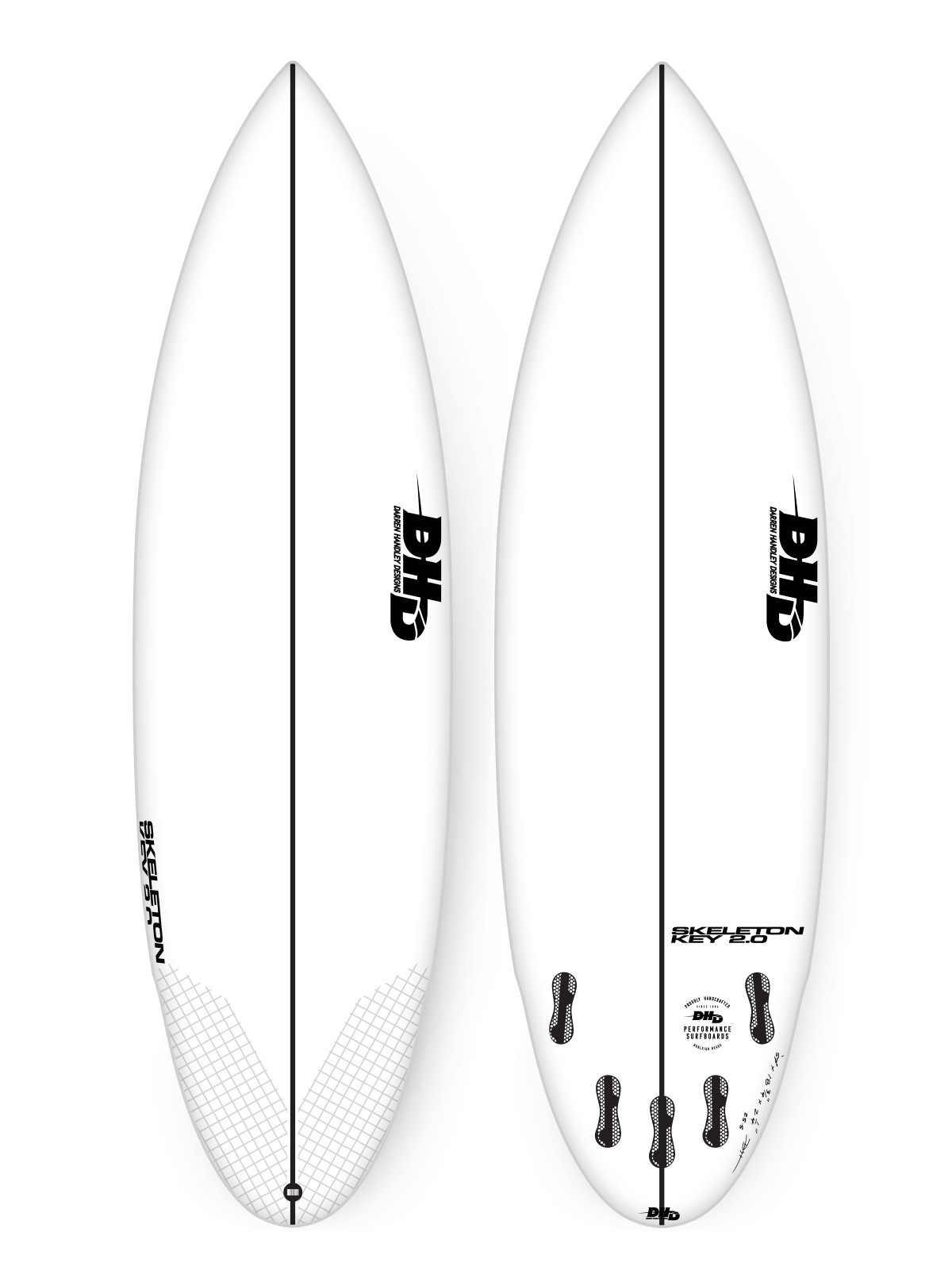 LEDキーボード スケルトン HIDISC 27L スケルトンキー　5’9 DHD HDGMKB106WBK PC用品,無線/有線 | サーフィン・ボディボード