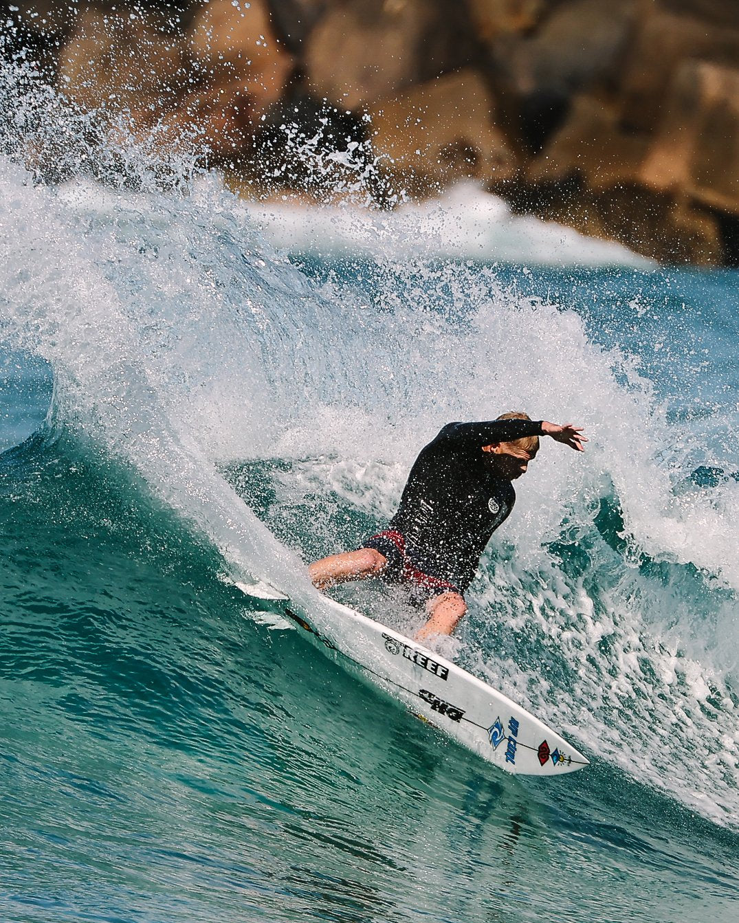 サーフィン・ボディボード FCS 2 MICK FANNING TWIN + 1 FIN SET FCS II Mick Fanning Twin + Stabilizer - FCS US